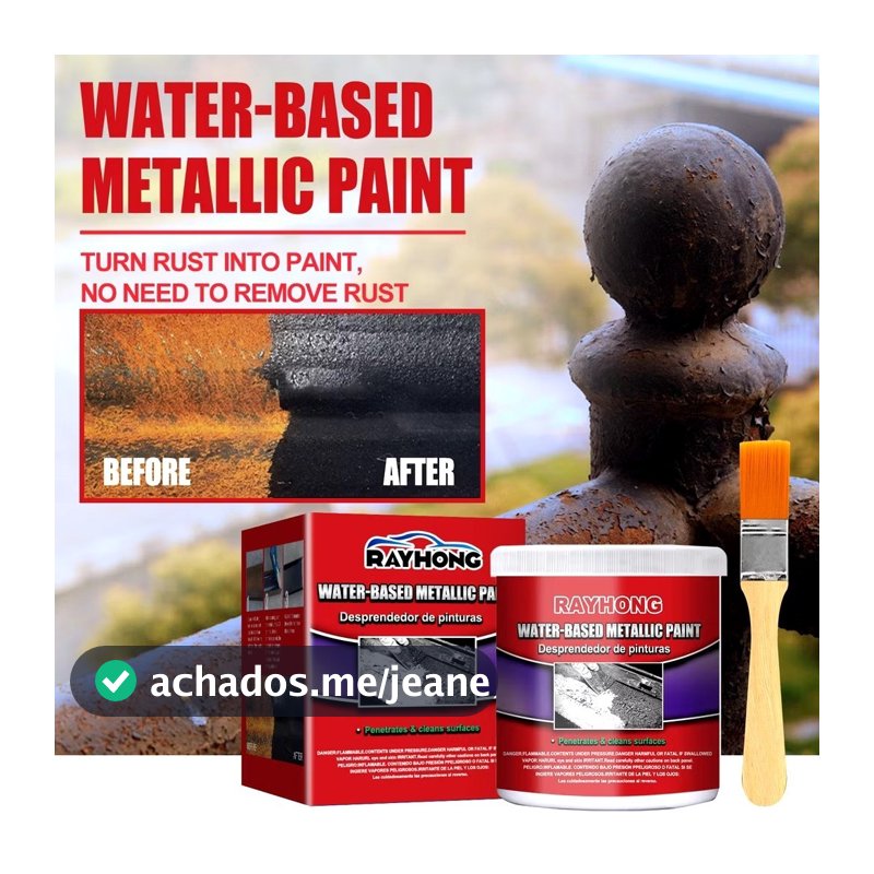 Chibel 300ML/500ML/1000 Tinta De Ferrugem, Pasta Removedor PimerA Base De Agua, Protecao Corosao Prova Para Carro Soprad