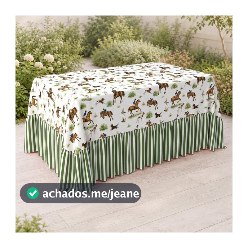 Toalha de Mesa com Babado Decoração Eventos Festa Infantil Diversos Temas e Medidas