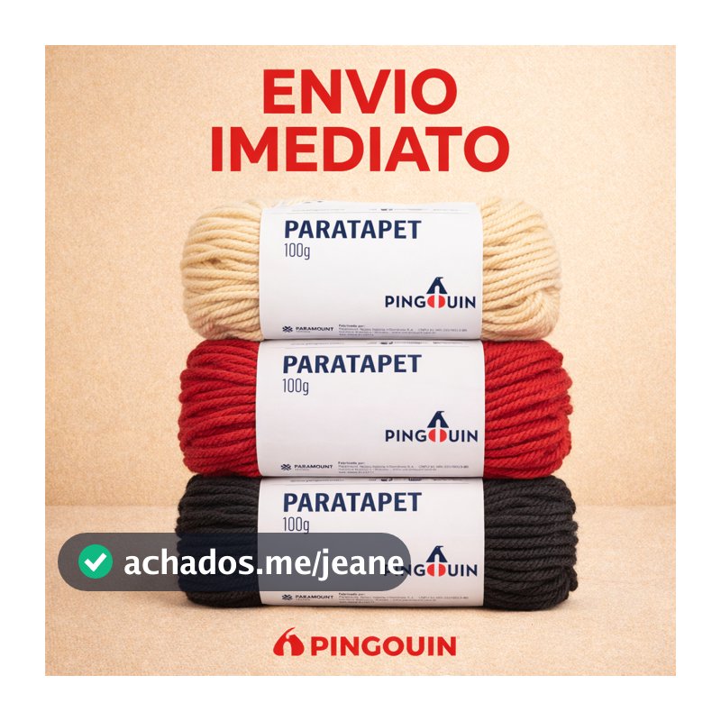 Lã PARATAPET Fio Pingouin 100g Tapeçaria TEX 1000 - Tricô/Crochê