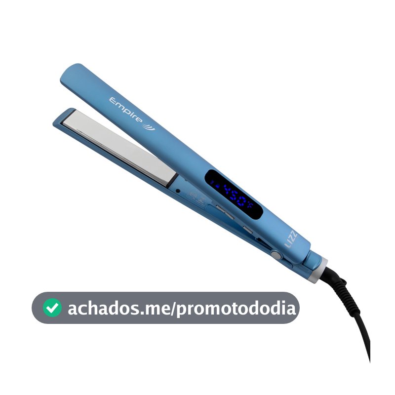 Prancha Alisadora Empire Titanium Bivolt 230°C/450°F - Lizz Pro