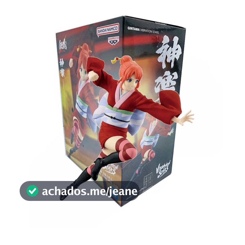 Kagura Gintama 17 cm Vibration Stars Bandai Namco Banpresto Japão