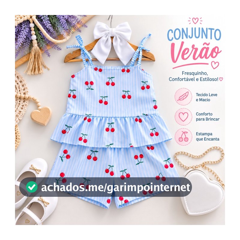 Conjunto Infantil Menina Roupa Infantil Menina Blogueirinha
