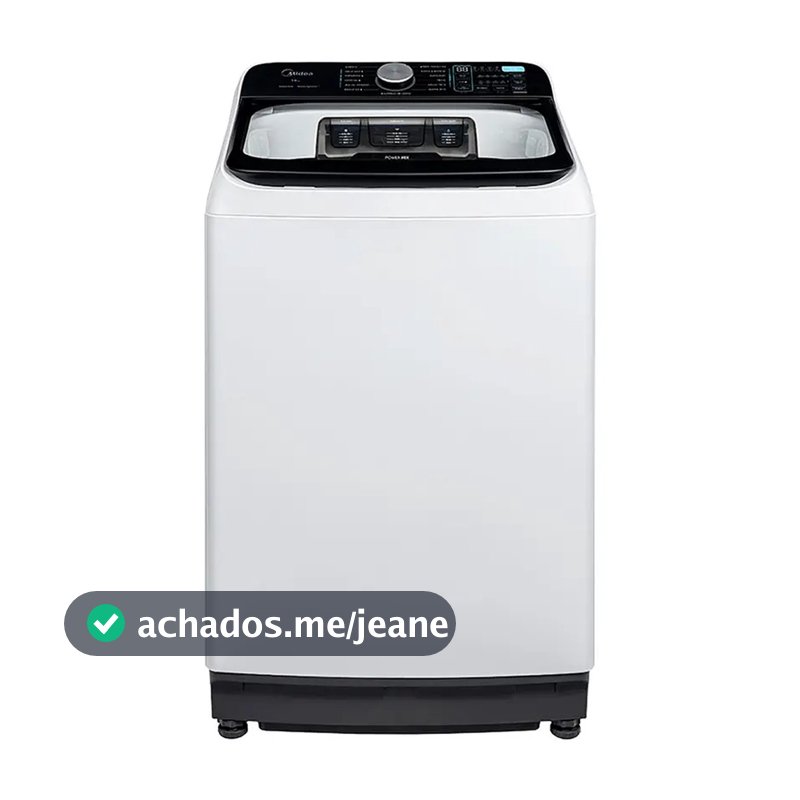 Máquina de Lavar MA512W140A/WK 14kg Automática Wave Agitador Midea