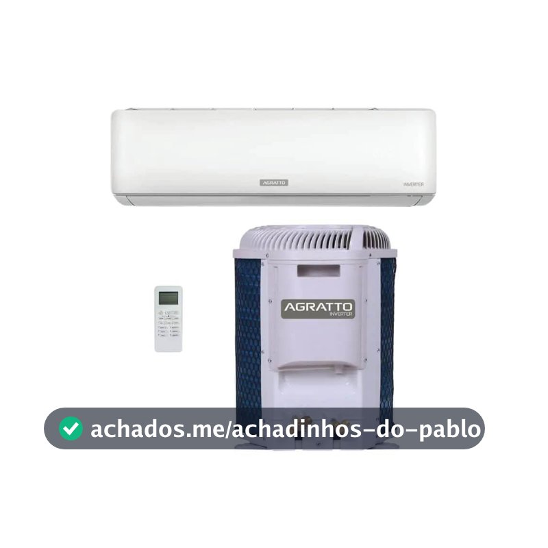 Ar Condicionado Split Inverter 12000 BTUs Agratto Zen Top Frio ZICST12F-02 - 220V