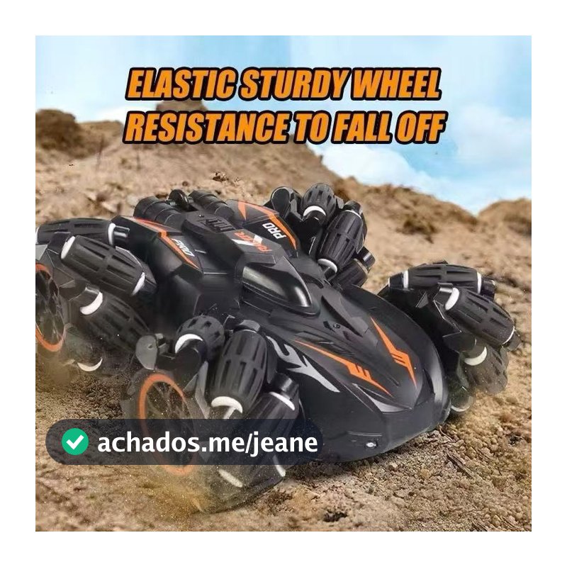 Carrinho Controle Remoto Acrobático Stunt Racing Drift Gira 360