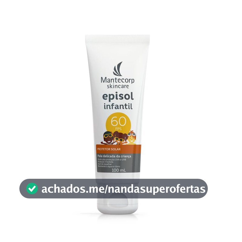 Protetor Solar Episol Infantil Fps 60 100Ml