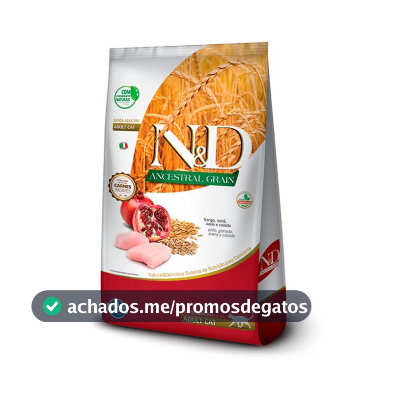 Racao Nd Ancestral Gatos Adultos Frango – 7,5kg