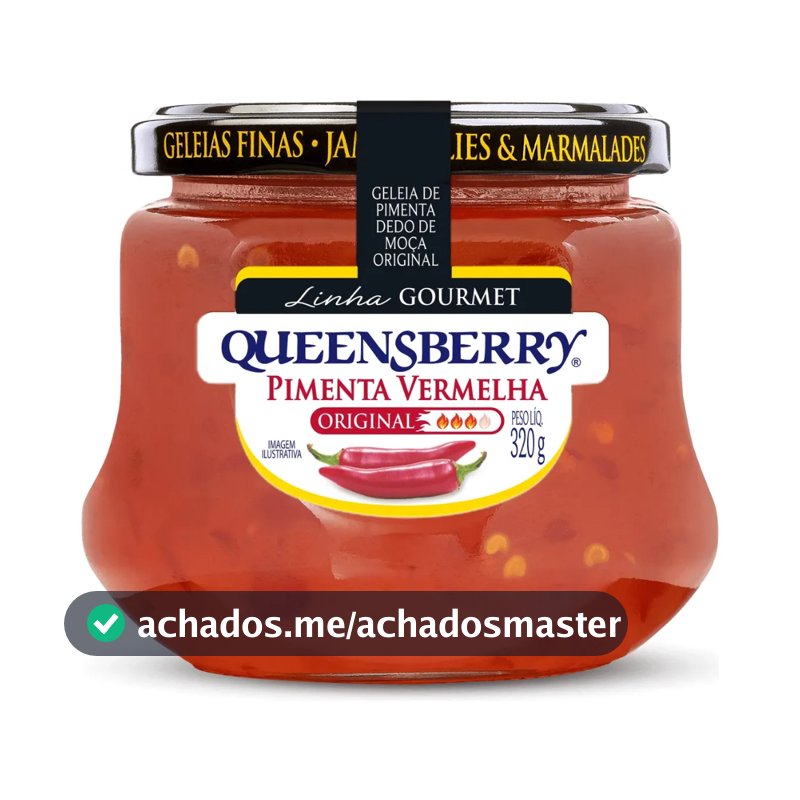 Geleia de Pimenta Vermelha Agridoce Queensberry Gourmet 320g