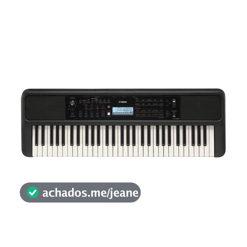 Teclado Arranjador 61 Teclas PSR E383 com Fonte Bivolt Yamaha