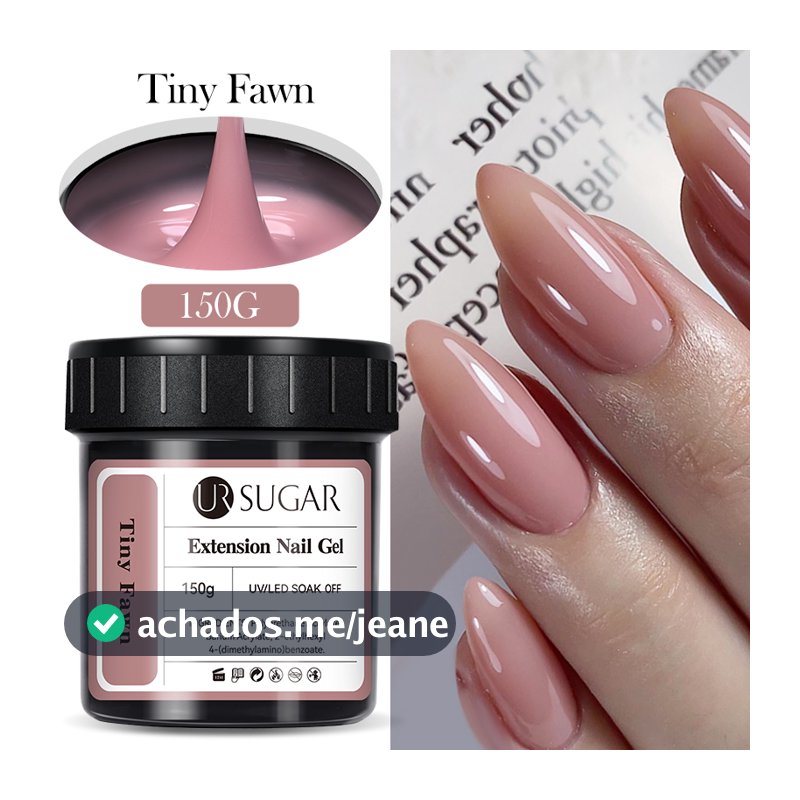UR SUGAR 150g Gel De Extensão De Unhas Branco Lácteo Nude Pink Construção Rápida Géis UV Duros Auto-Nivelamento