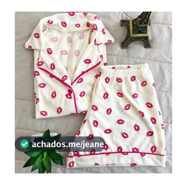 Pijama blogueirinha americano feminino gestante amamentação boquinha