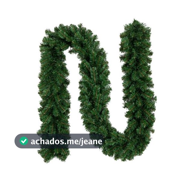 Festão Aramado Galhos Verde Crua Enfeite de Natal Rattan Decoração Natalina Ambientes Diversos