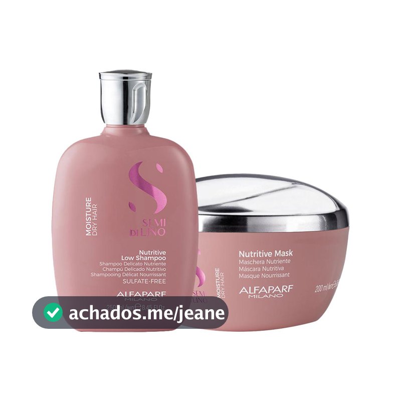 Kit Alfaparf SDL Moisture - Shampoo 250ml + Máscara 200ml