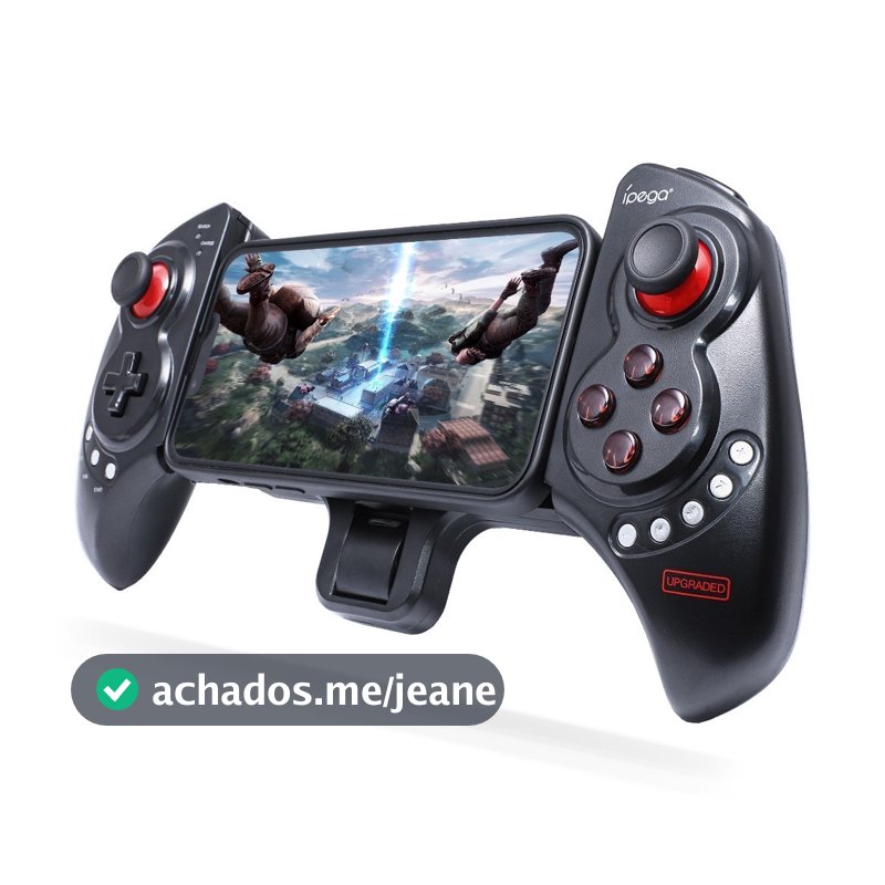 Controle Joystick Gamepad Bluetooth 5.0 Sem Fio Ipega Botões Multimídia Tablet Celular Pc Jogo Notebook Ipad