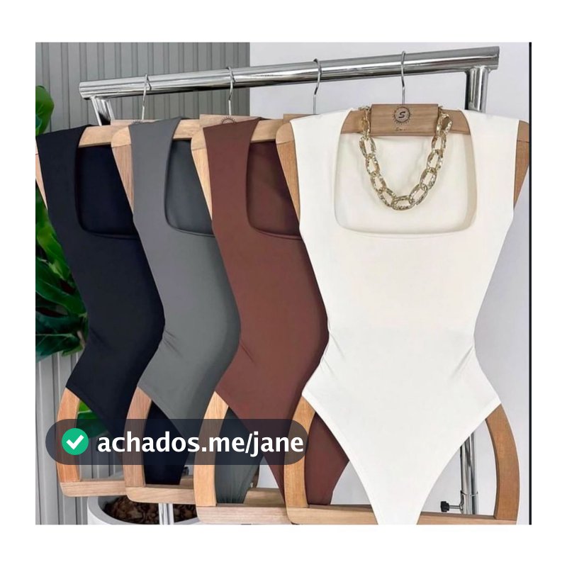 Body Collant  Feminino Regata Blusa Decote Quadrado Com Forro  Estilo Blogueira