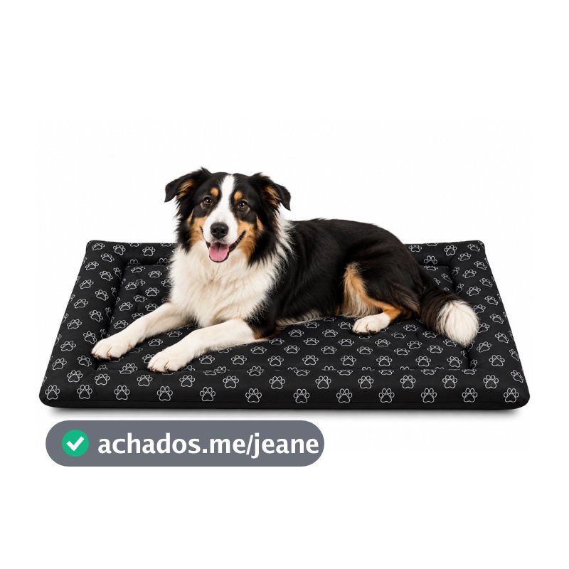 Colchonete Pet Extra Grande Cama Cachorro e Gato Fundo Impermeável Lavável com Zíper XG Várias Cores