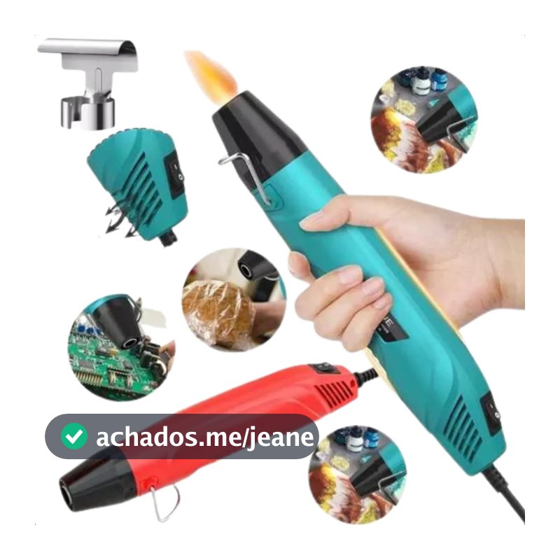 Soprador Térmico Portátil Multiuso 350 °C com Bico Direcionador