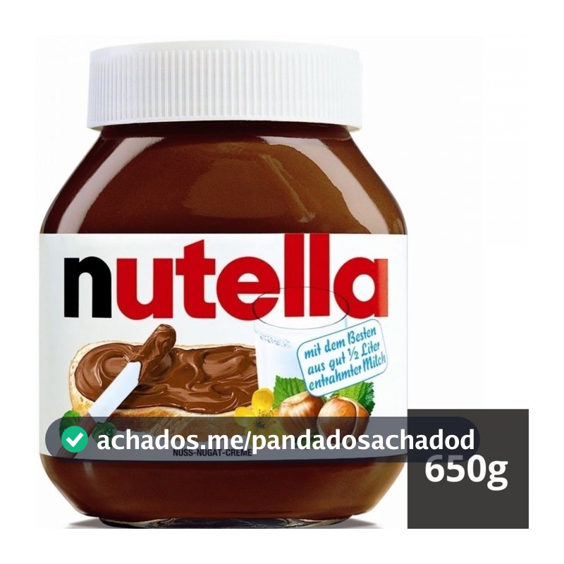 Creme De Avelã Com Cacau 650g Nutella