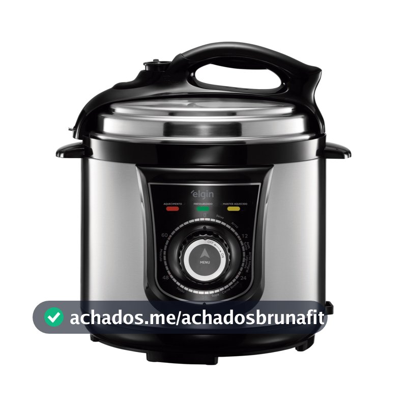 Panela de Pressão Elétrica 4L Elgin PPR10 840W Inox