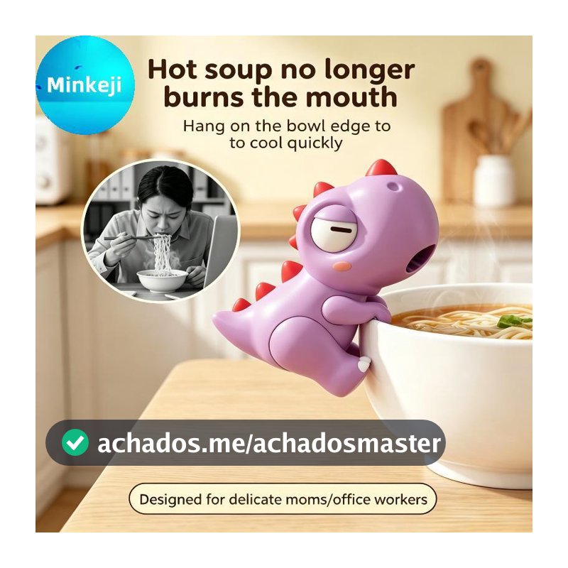 Milleji Portátil Ventilador De Refrigeração Alimentos Rápido Silencioso Resfriamento Para Sopa Macarrão Copos Tigelas Co