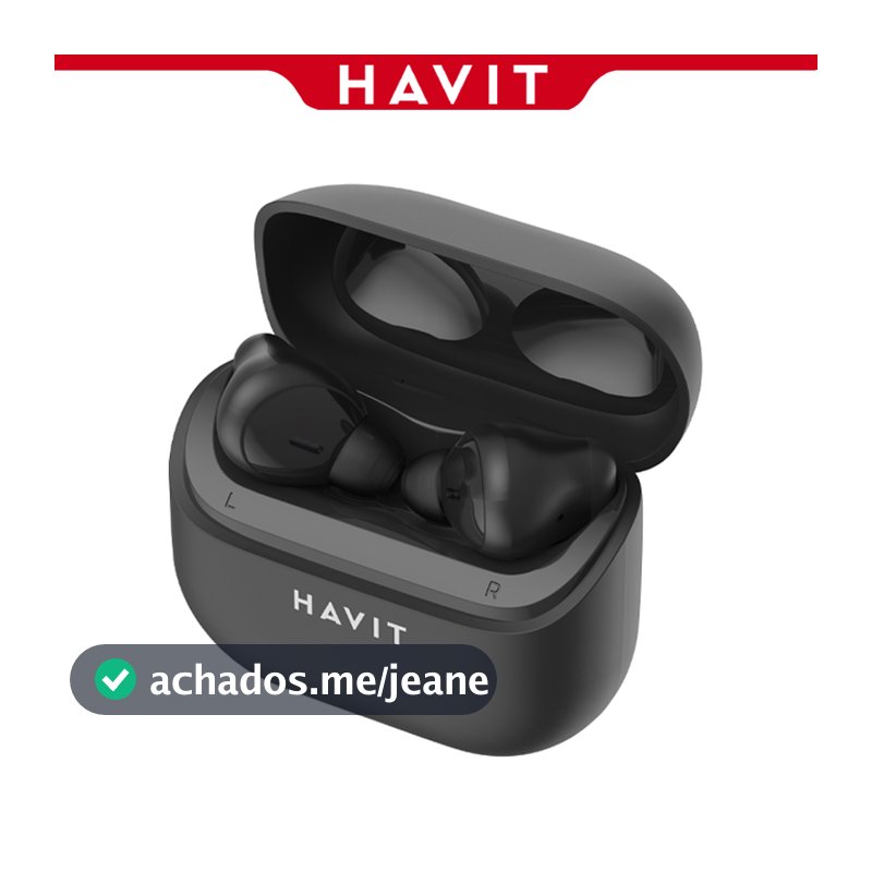 Fones de ouvido HAVIT TW982 Pro sem fio Bluetooth 6.0 37h Bateria IPX4