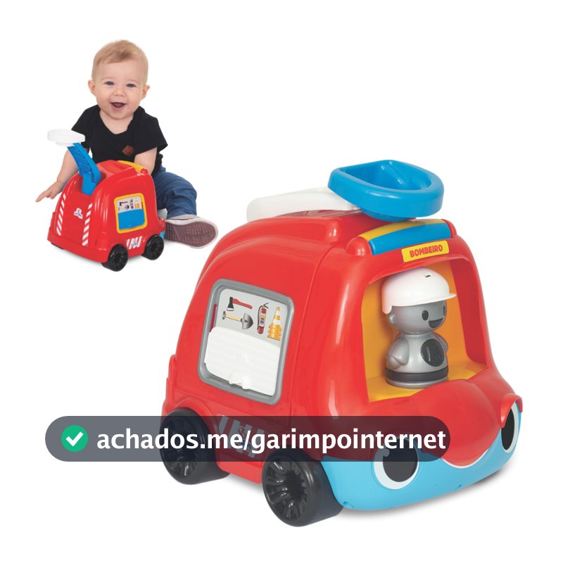 Brinquedo Menino Bebe Caminhão Bombeiro Truckids Coleção Educativo Didático Infantil +12m Menino