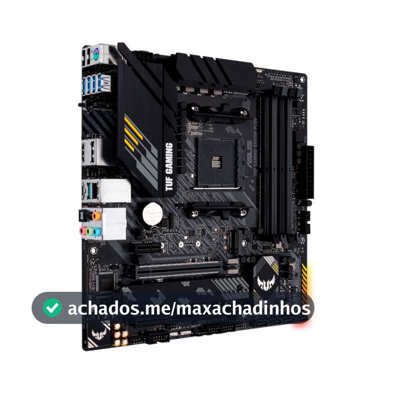 Placa-mãe Asus p/AMD AM4 B550M-Plus TUF Gaming 4xDDR4 mATX 90MB14A0-C1BAY0