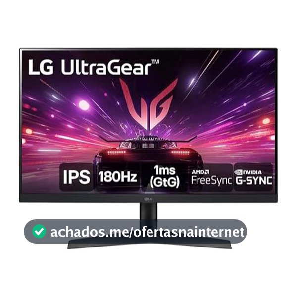 Monitor Gamer LG UltraGear 24” IPS 180Hz 24GS60F-B