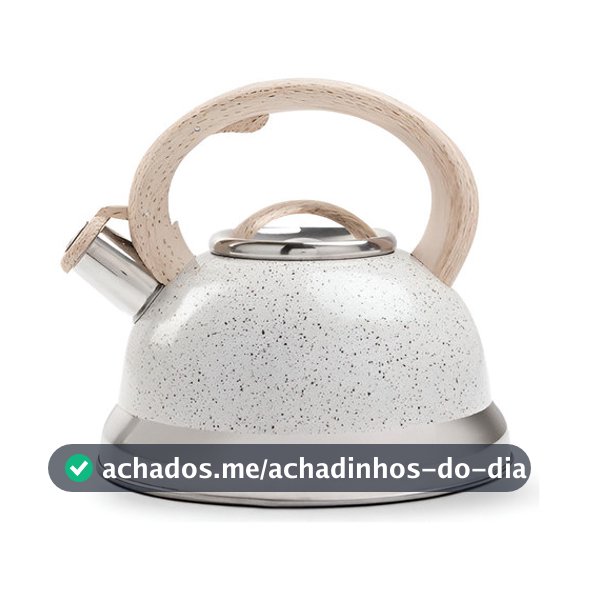 Chaleira Bule Alumínio Com Apito Roma Brinox 2,7 Litros