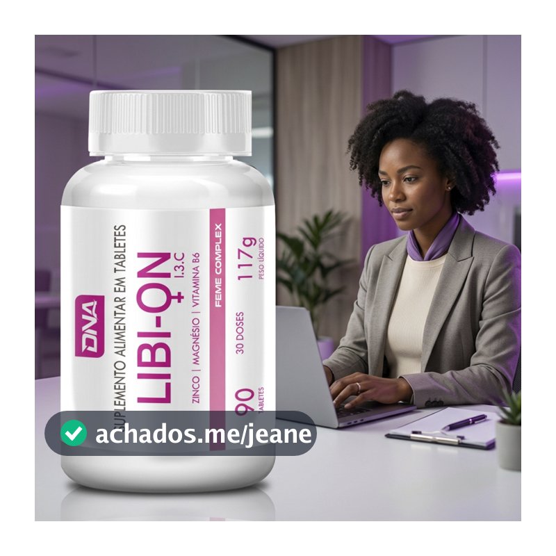 Libi On Suplemento Feminino Zinco Magnésio Vitaminas Libido Mulher Metabolismo Energia Imunidade