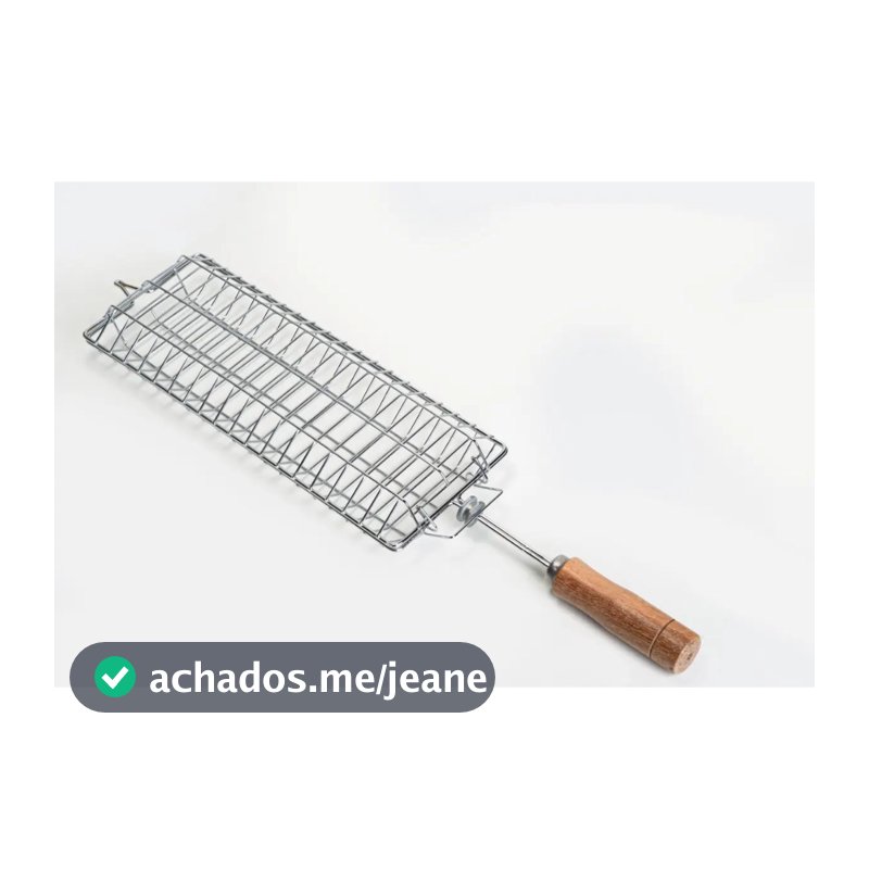 Espeto grelha churrasqueira giratória assador rotativo ARKE vidro curvo AGR AER VITTA Peixe coração Salsichão multiuso