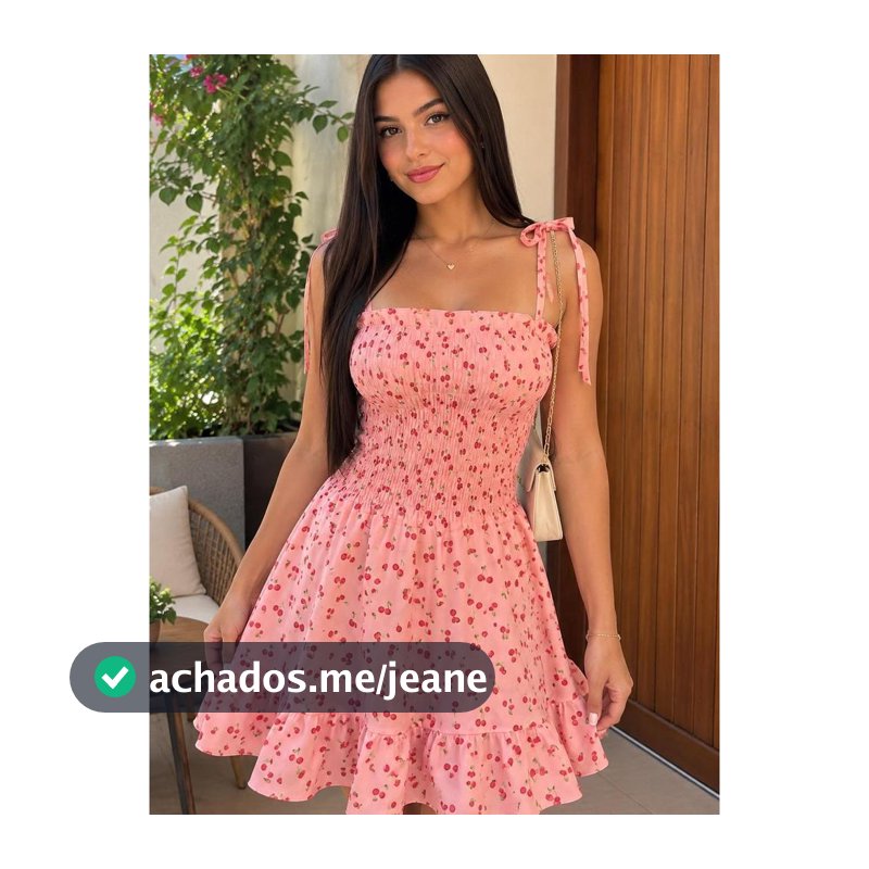 Vestido Curto de Lastex Forrado Estampado e Lisa e com Laço