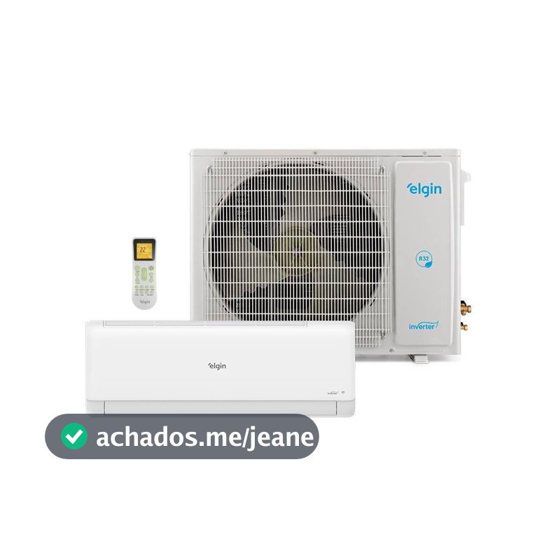 Ar Condicionado Split Elgin Eco Inverter III Wi-Fi 18000 BTUs Frio 220V HJFC18C2WGCG