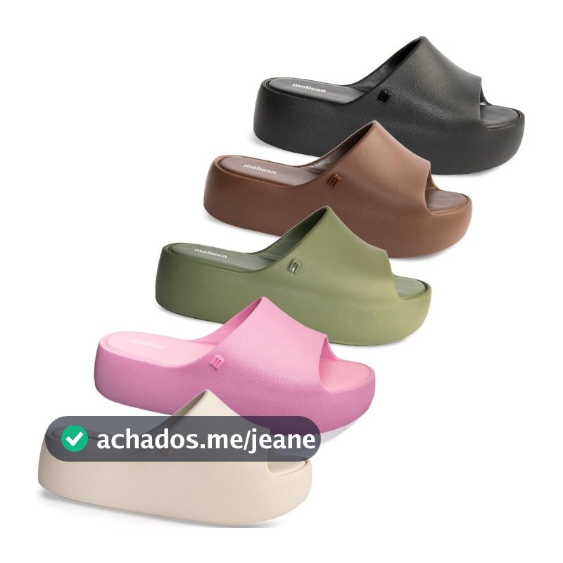 Melissa Free Platform Chinelo Slide Original 35859
