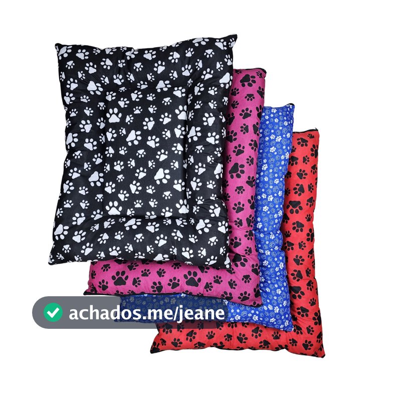 Cama Pet Colchonete Macio Para Cachorro ou Gato Caminha Pet Alta Qualidade Lavável com Zíper