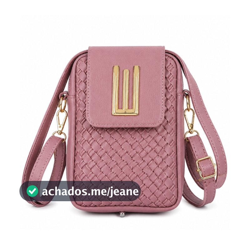 Bolsa Feminina Transversal Pequena Porta Celular Tiracolo Elegante para Passeio Festa Viagem e Dia a Dia Promoçao