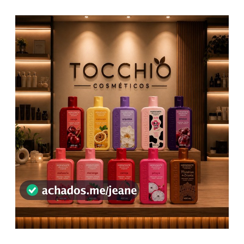 Hidratante Desodorante Corporal BIO INSTINTO 400ML Perfume Banho Cuidados com o Corpo Creme Loção