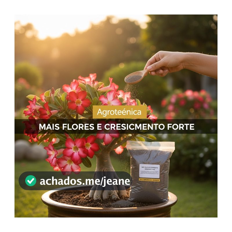 NPK COM COMPOSTO ORGANICO, PARA PLANTAS, FLORES, JARDINS, FRUTIFERAS, ADUBO PARA HORTA