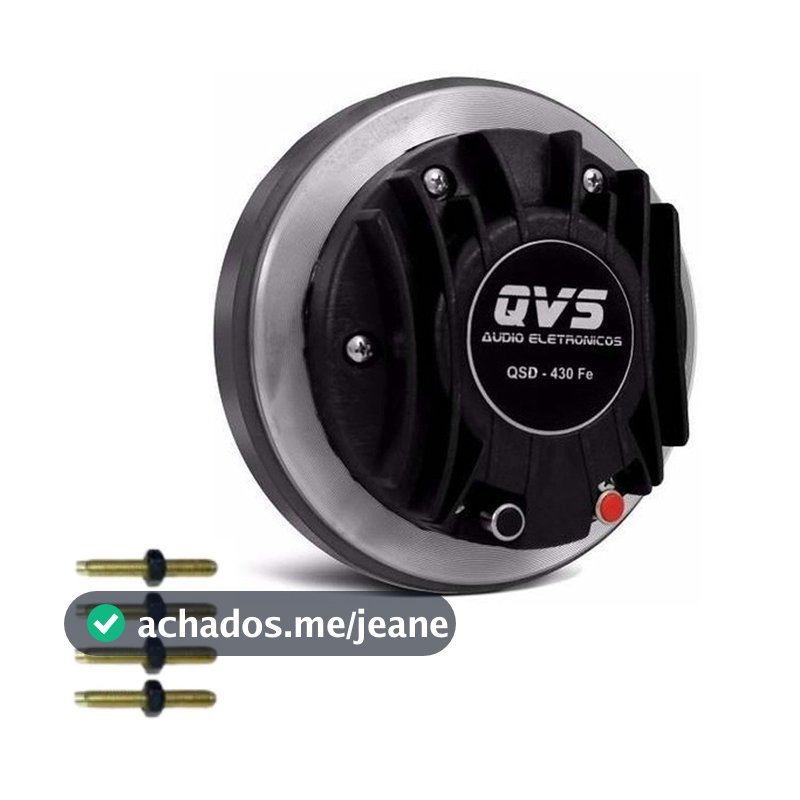 Driver Qvs 430fe 200w Corneta Trio Pesado D405 D 405 Draven Som Automotivo Paredao Bob