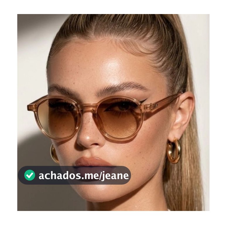 Óculos de Sol Rio Redondo Premium Flexível Clássico Oldstyle Retrô Vintage uv400 Feminino