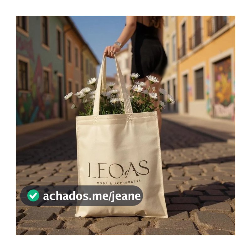 50 Sacolas 30x35 cm Personalizadas TNT g80.