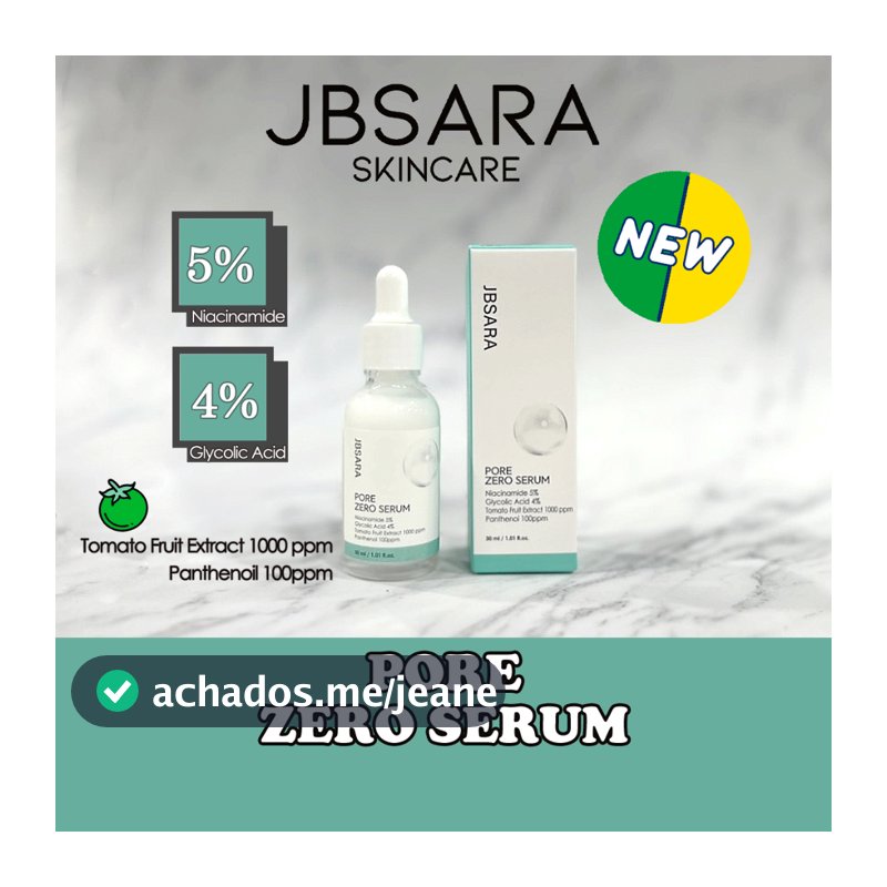 JBSARA Pore Zero Serum (Glycolic Acid 4% + Niacinamide 5%) 30ml
