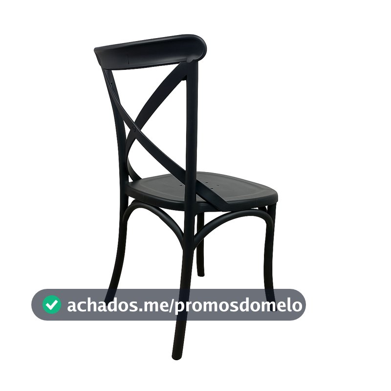 Cadeiras Paris Pretas Reforçadas Sala Jantar Cozinha Promoção Envio Rápido