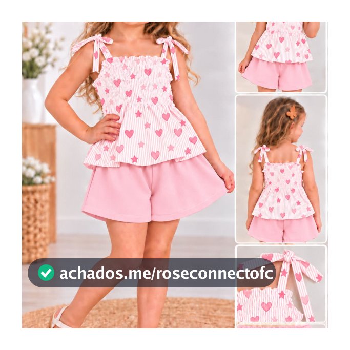 CONJUNTO INFANTIL LISTRADO COM DUNA