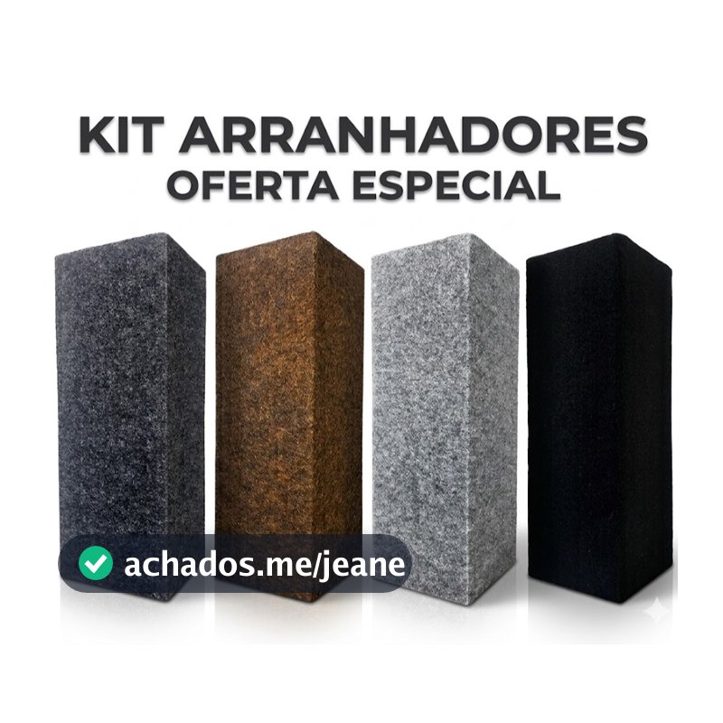 Kit Arranhador Para Gatos Protetor Canto Sofá Cama Box Proteção Interativo Envio Imediato
