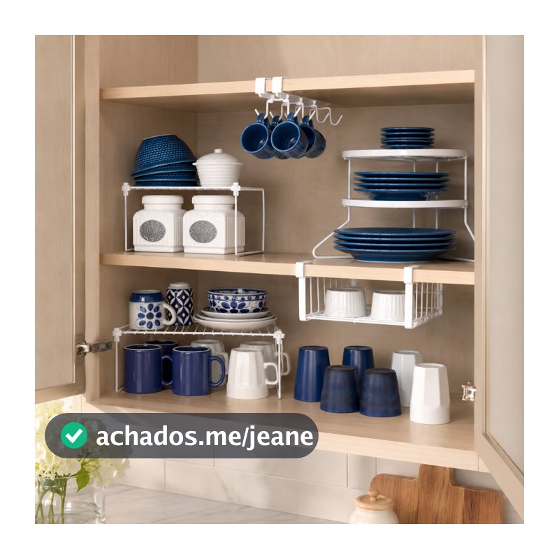 Organizador de Armário de Cozinha kit com 5 Organizadores