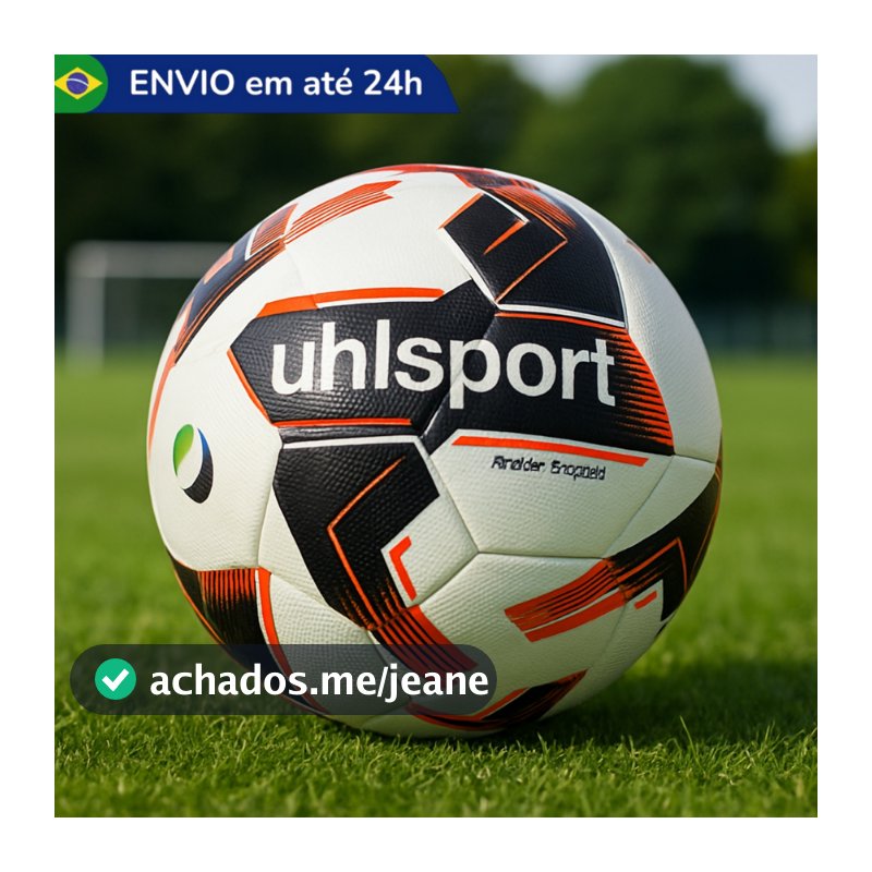 Bola Futebol Uhlsport Resist Synergy Campo Society Grama Natural e Sintética Profissional Oficial
