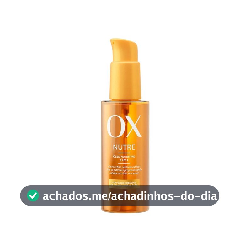 Óleo Capilar Nutritivo OX Nutre 120ml