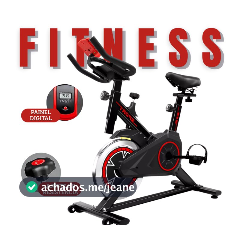 Bike Ergometrica Spinning Bicicleta Com Monitor Profissional Sport Suporta até 120kg