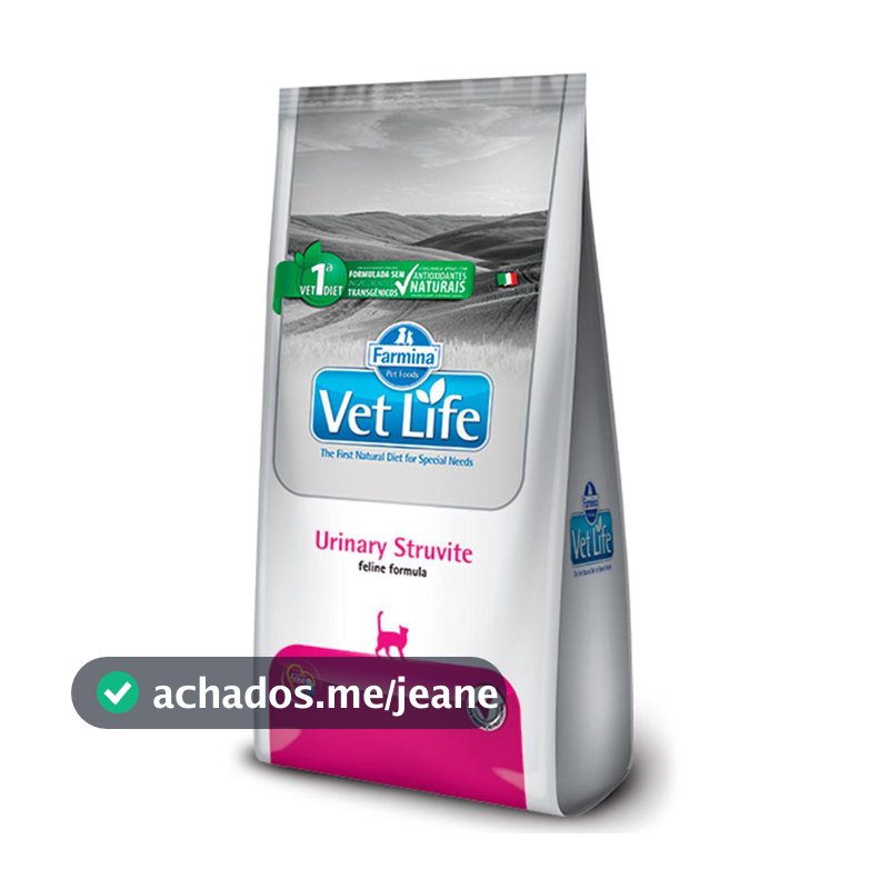 Ração Vet Life Gatos Struvite Urinário - 2kg